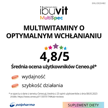 Ibuvit MultiSpec, tabletki z witaminami i minerałami, 30 szt.
