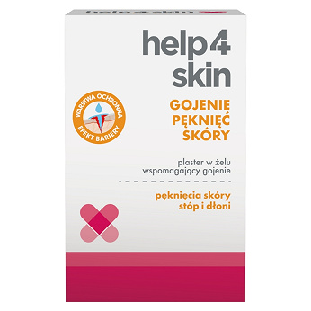 Help4Skin, plaster w żelu wspomagający gojenie pęknięć skóry, 7 ml