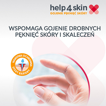 Help4Skin, plaster w żelu wspomagający gojenie pęknięć skóry, 7 ml