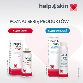 Help4Skin, plaster w żelu wspomagający gojenie pęknięć skóry, 7 ml
