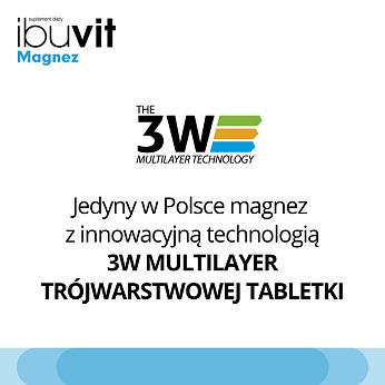 Ibuvit Magnez, tabletki z magnezem dla młodzieży i dorosłych, 30 szt.