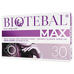 Biotebal Max tabletki z biotyną wspierające wzrost włosów i paznokci, 30 szt.