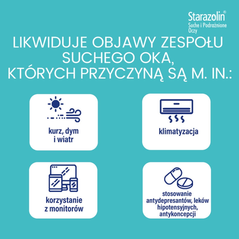 Starazolin Suche i Podrażnione Oczy , krople do oczu, 10 ml
