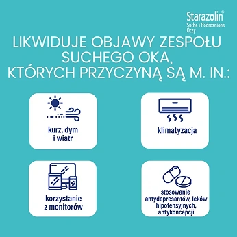 Starazolin Suche i Podrażnione Oczy , krople do oczu, 10 ml