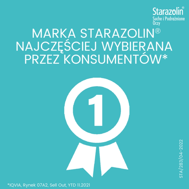 Starazolin Suche i Podrażnione Oczy , krople do oczu, 10 ml