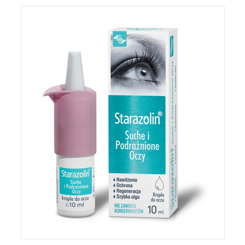Starazolin Suche i Podrażnione Oczy , krople do oczu, 10 ml