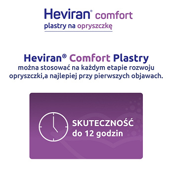Heviran Comfort , plastry na opryszczkę, 15 szt.