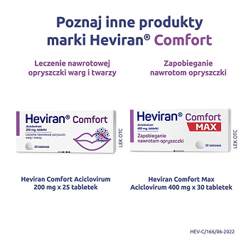 Heviran Comfort , plastry na opryszczkę, 15 szt.
