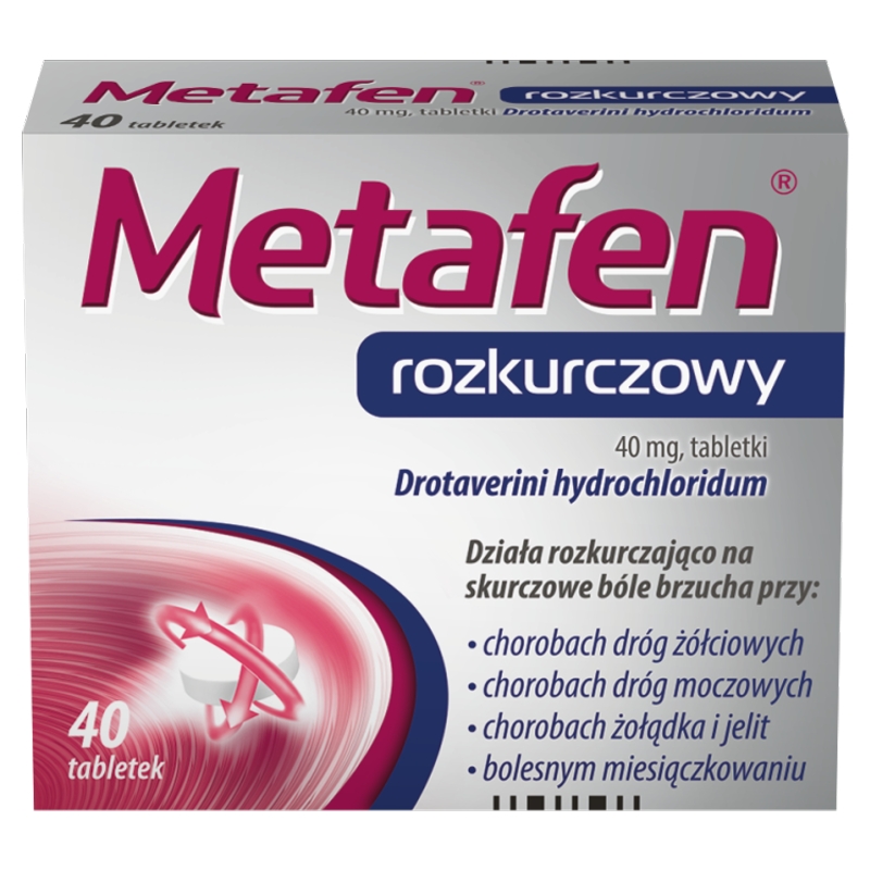 Metafen rozkurczowy, tabletki, 40 szt.