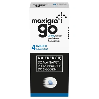 Maxigra Go, tabletki na erekcję, 4 szt.