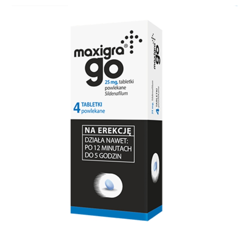 Maxigra Go, tabletki na erekcję, 4 szt.