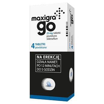 Maxigra Go, tabletki na erekcję, 4 szt.