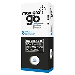 Maxigra Go, tabletki na potencję, 0,025 g, 8 szt.