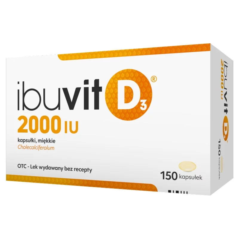 Ibuvit D3 2000 IU 150 kapsułek