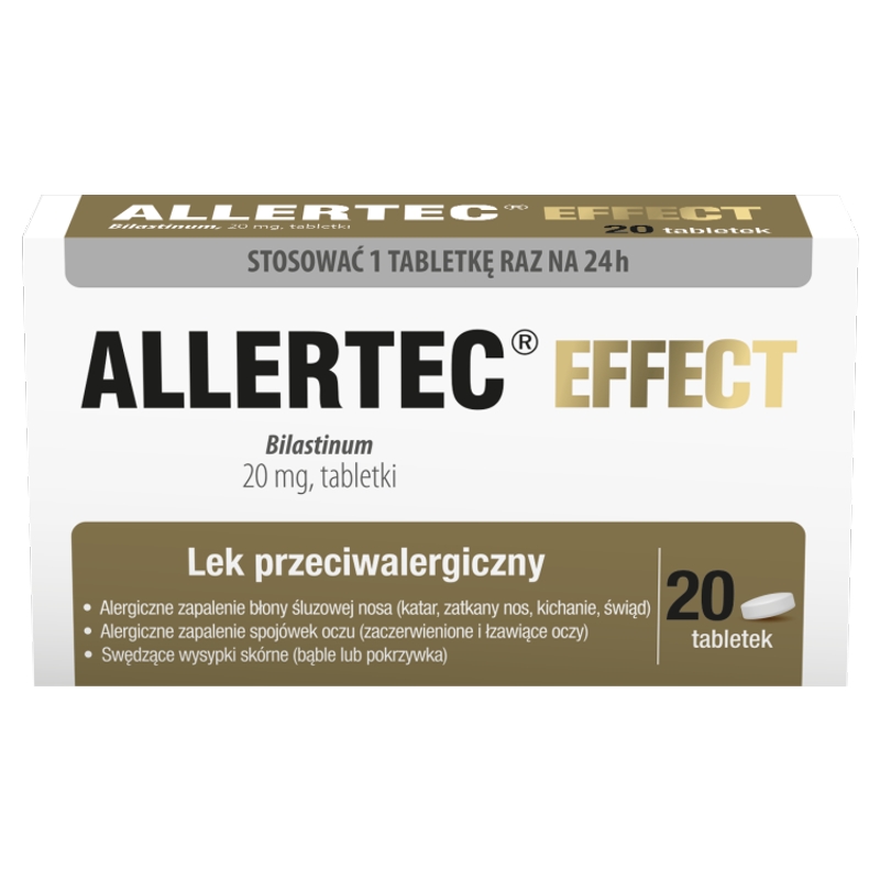 Allertec Effect 20 mg, 20 tabletek