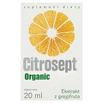 Citrosept Organic, krople z ekstraktem z grejfruta, 20 ml