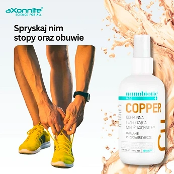 Nanobiotic Med Copper, spray o działaniu przeciwgrzybiczym, 150 ml