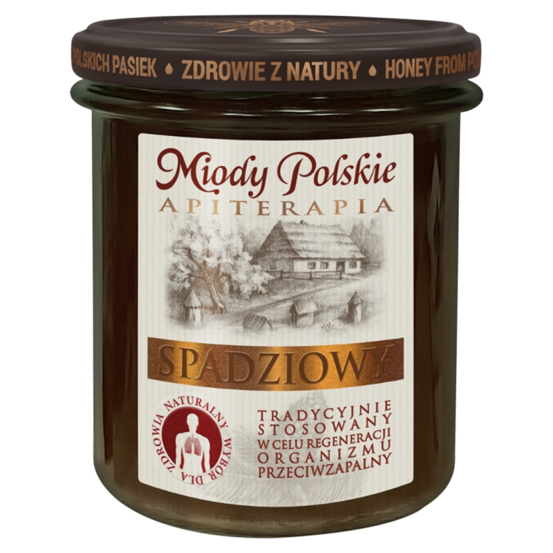 Miód spadziowy , antyseptyczny i przeciwzapalny, 400 g