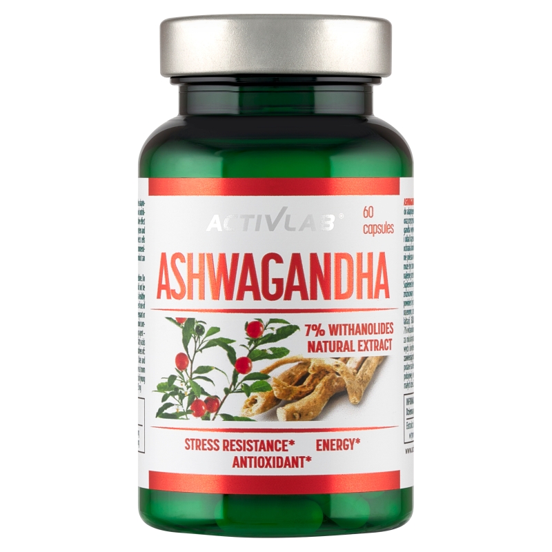 Ashwagandha kapsułki ze składnikami wspierającymi układ odpornościowy, 60 szt.