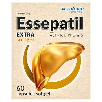 Essepatil Extra Softgel, kapsułki zawierające fosfolipidy sojowe, 60 szt.