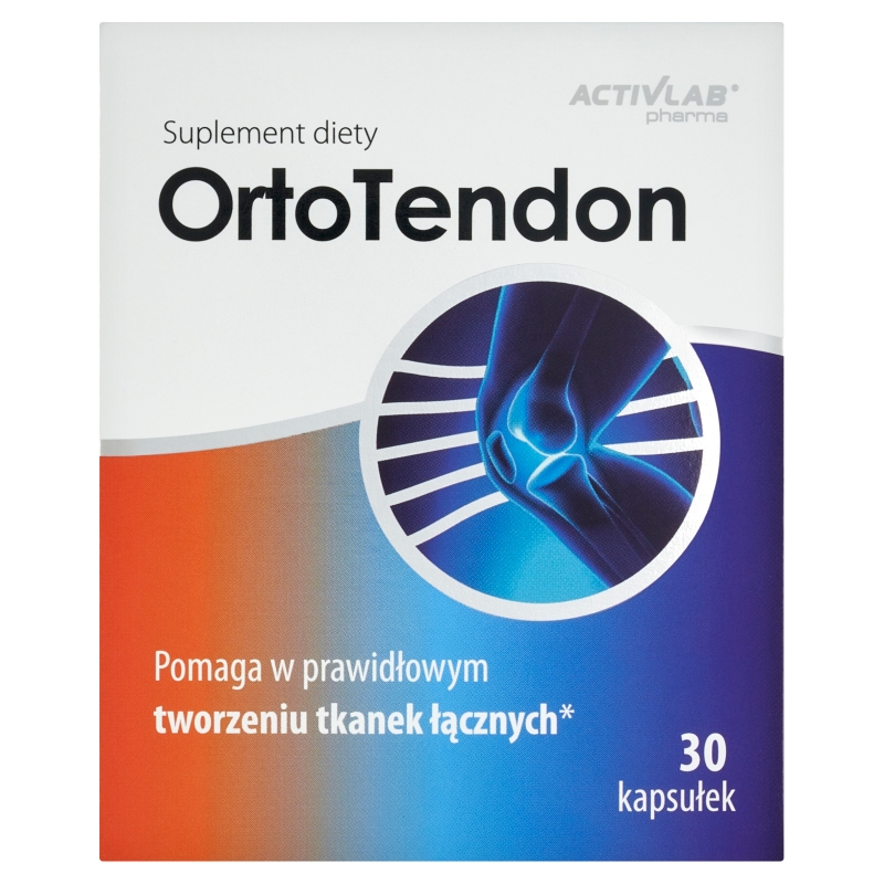 OrtoTendon , kapsułki ze składnikami wspomagającymi tworzenie tkanek łącznych, 30 szt.