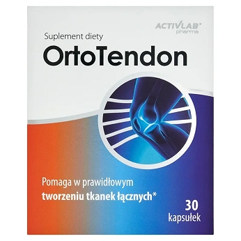 OrtoTendon , kapsułki ze składnikami wspomagającymi tworzenie tkanek łącznych, 30 szt.