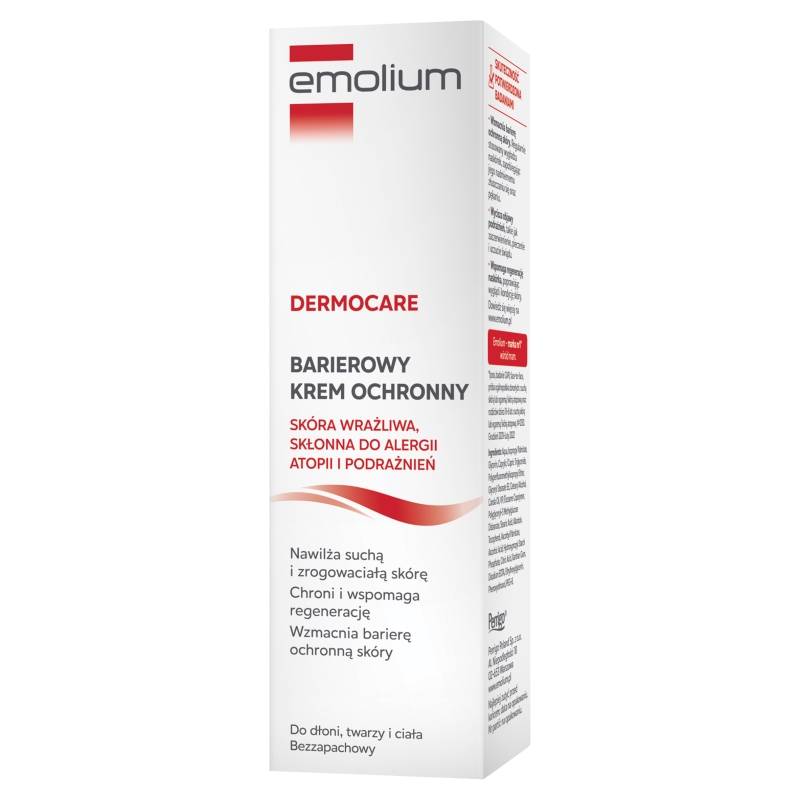 Emolium Dermocare Krem barierowy, do skóry nadwrażliwej, podrażnionej, 40 ml