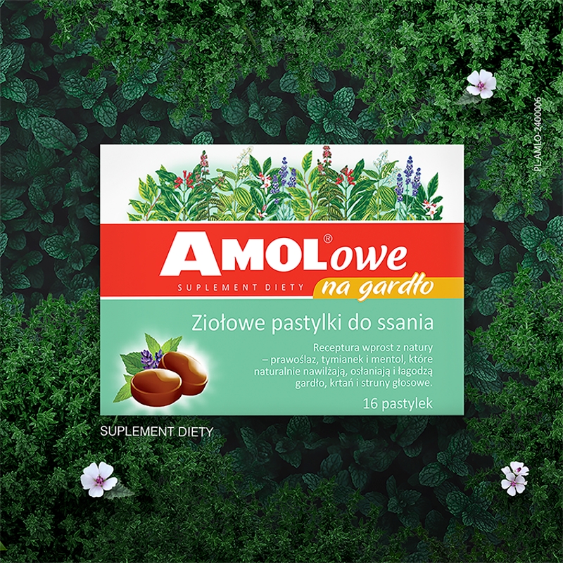 Amolowe , ziołowe pastylki, 16 szt.