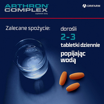Arthron Complex , tabletki ze składnikami wspierającymi tkankę chrzęstną, 60 szt.