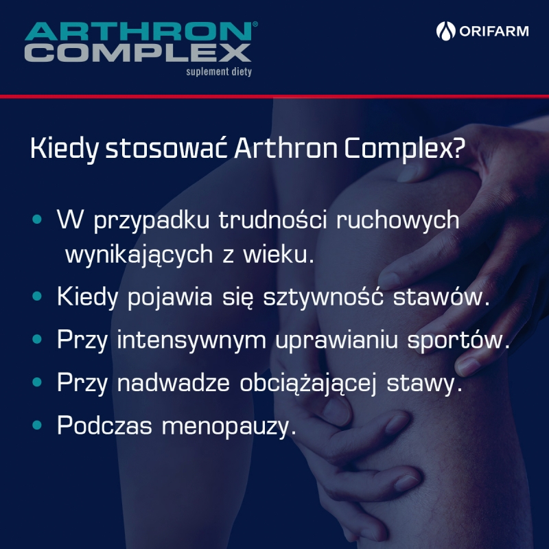 Arthron Complex, tabletki  ze składnikami wzmacniającymi stawy, 90 szt.