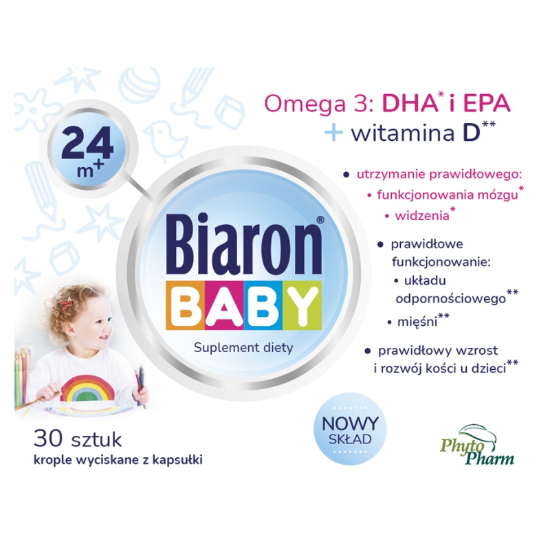 Bioaron Baby, od 24 m-ca życia, 30 kapsułek twist-off