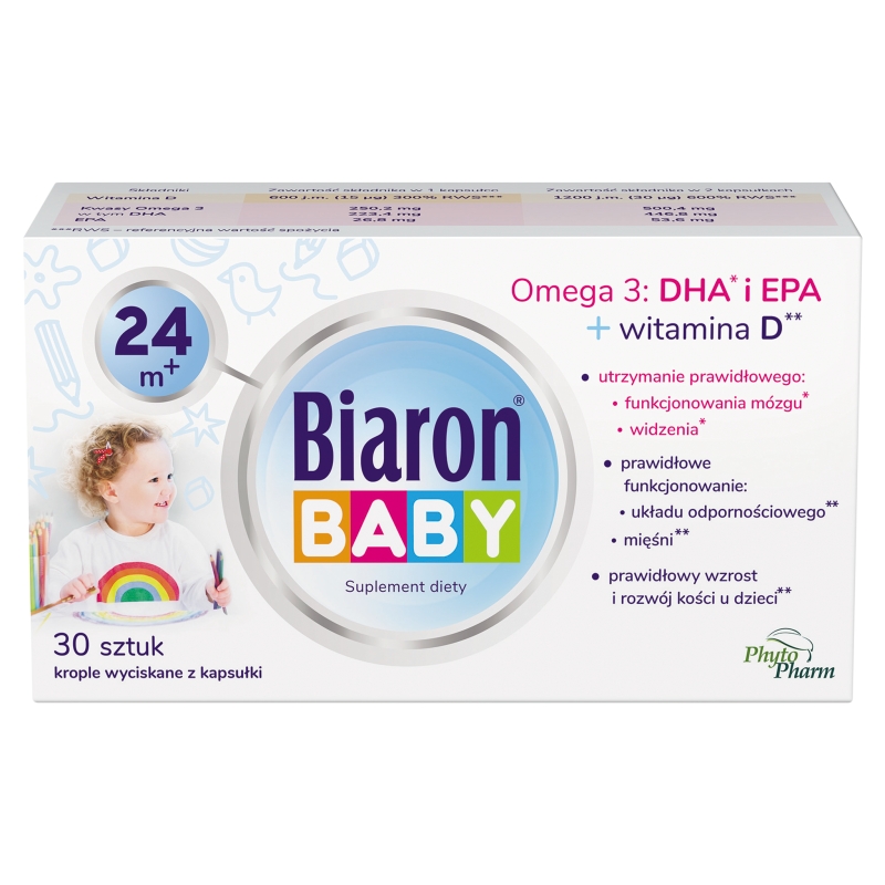 Bioaron Baby, od 24 m-ca życia, 30 kapsułek twist-off