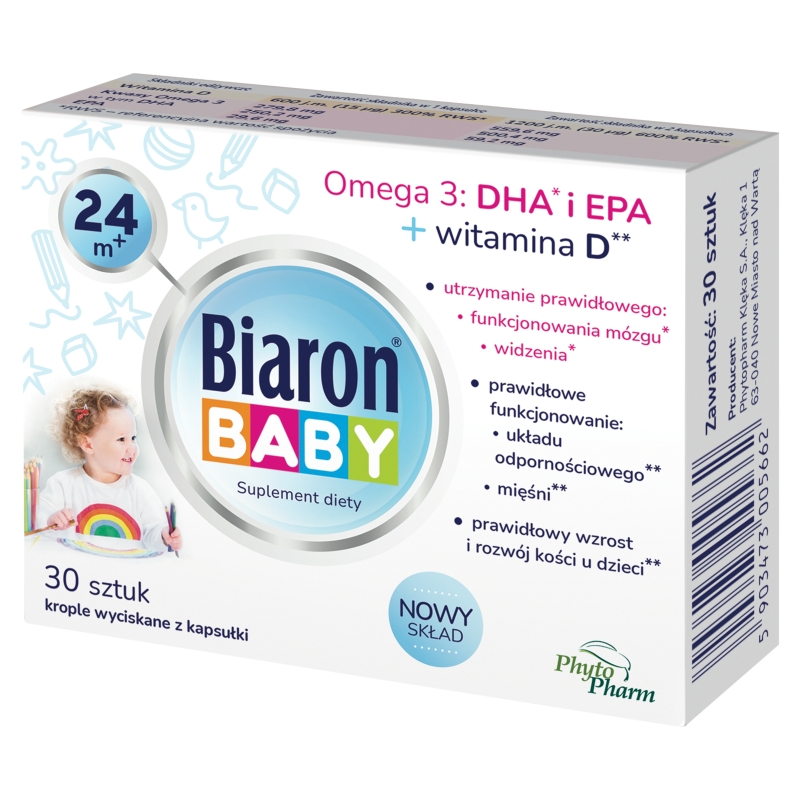 Bioaron Baby, od 24 m-ca życia, 30 kapsułek twist-off