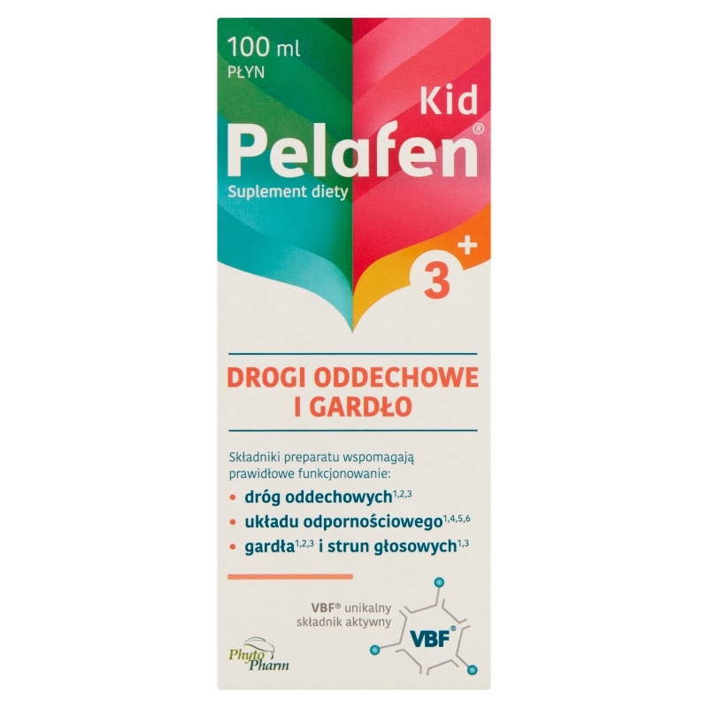Pelafen Kid 3+ syrop ze składnikami wspomagającymi odporność, 100 ml