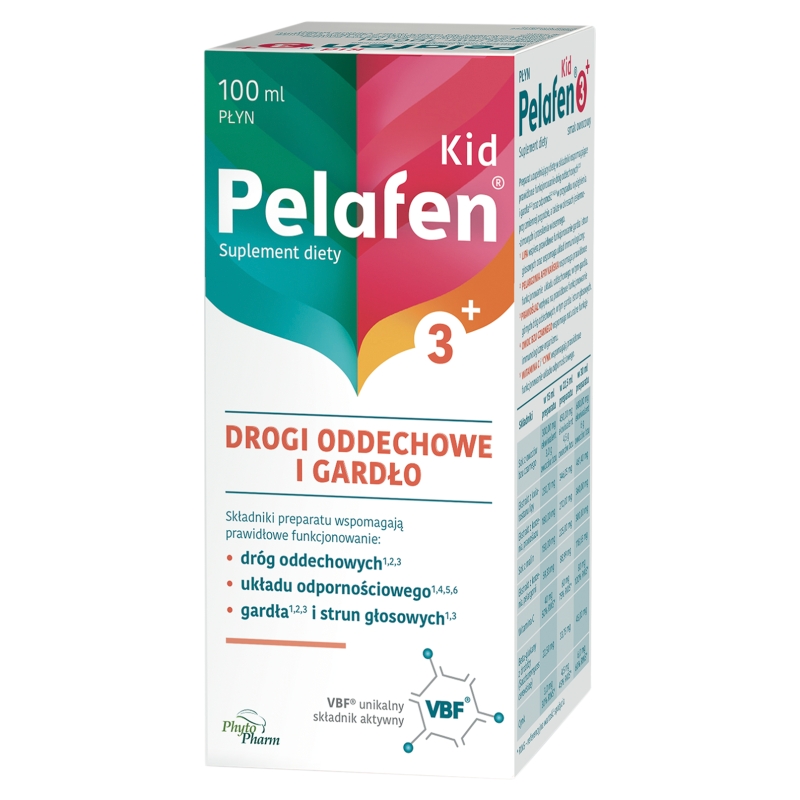 Pelafen Kid 3+ syrop ze składnikami wspomagającymi odporność, 100 ml