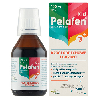 Pelafen Kid 3+, syrop ze składnikami wspomagającymi odporność, 100 ml