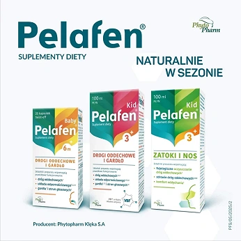 Pelafen Baby 6m+, kapsułki twist-off ze składnikami wspomagającymi odporność dla dzieci, 20 szt.