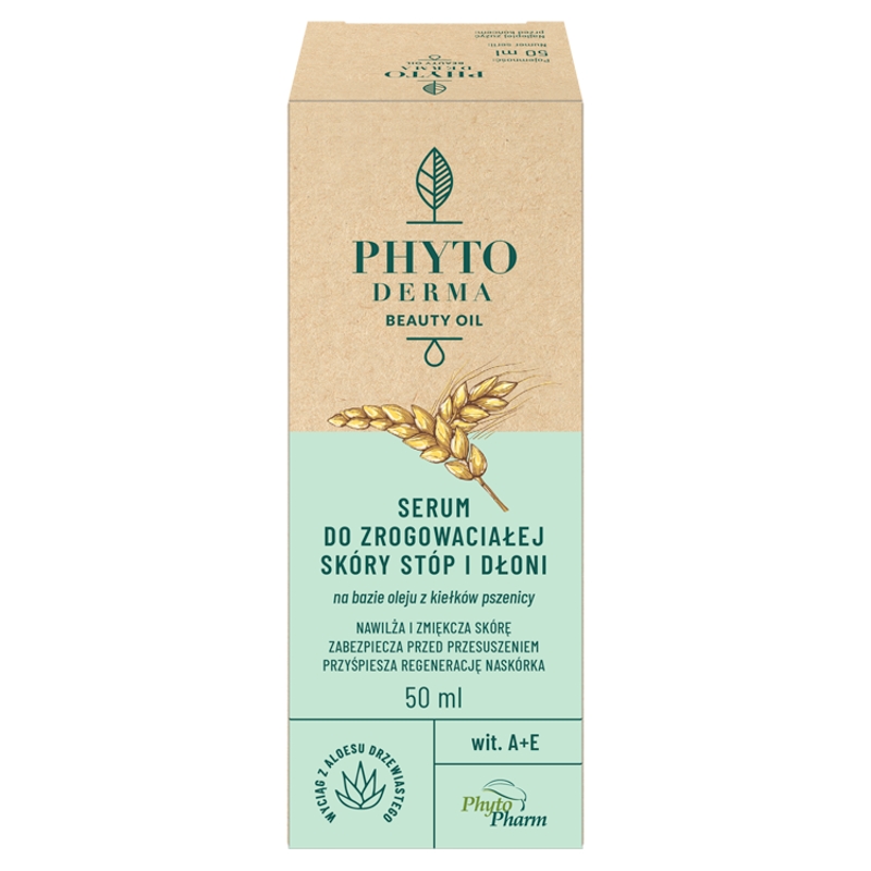 Phytoderma Beauty Oil, serum do zrogowaciałej skóry stóp i dłoni, 50 ml