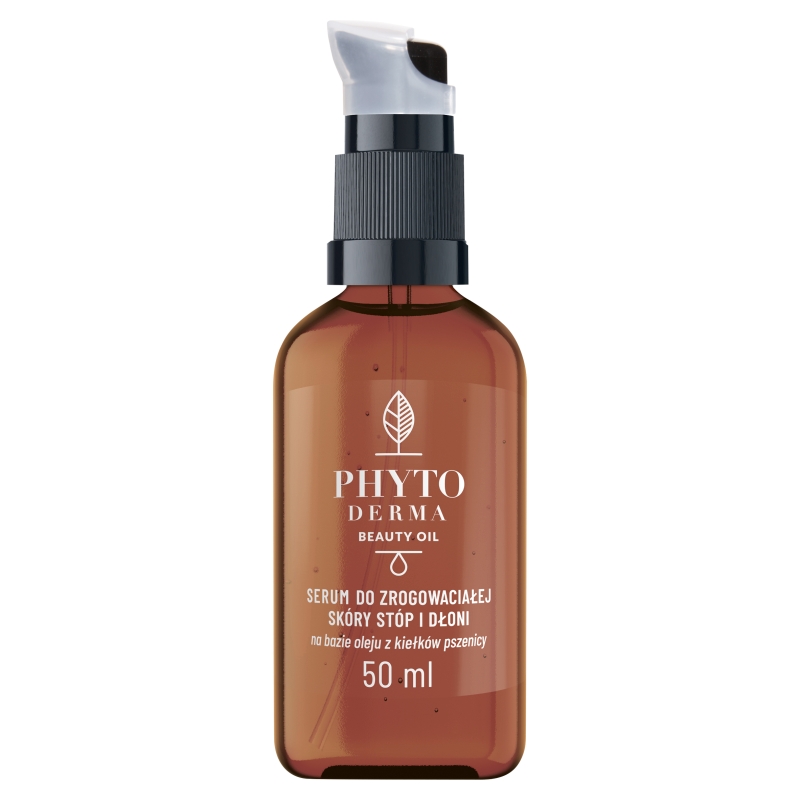 Phytoderma Beauty Oil, serum do zrogowaciałej skóry stóp i dłoni, 50 ml