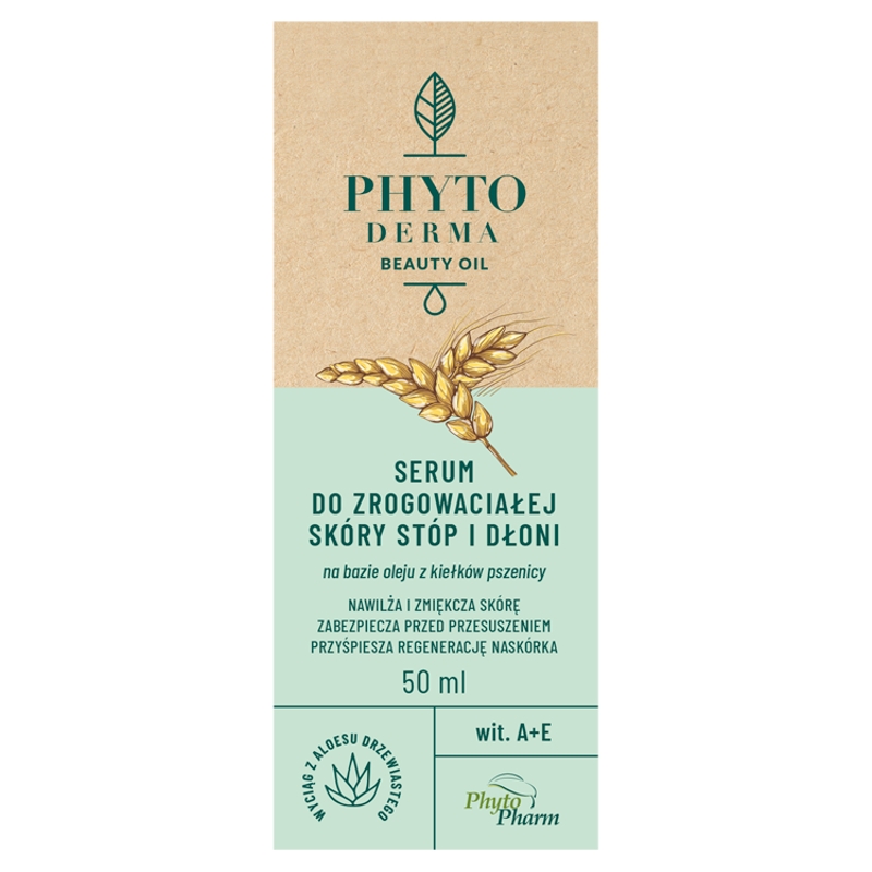 Phytoderma Beauty Oil, serum do zrogowaciałej skóry stóp i dłoni, 50 ml