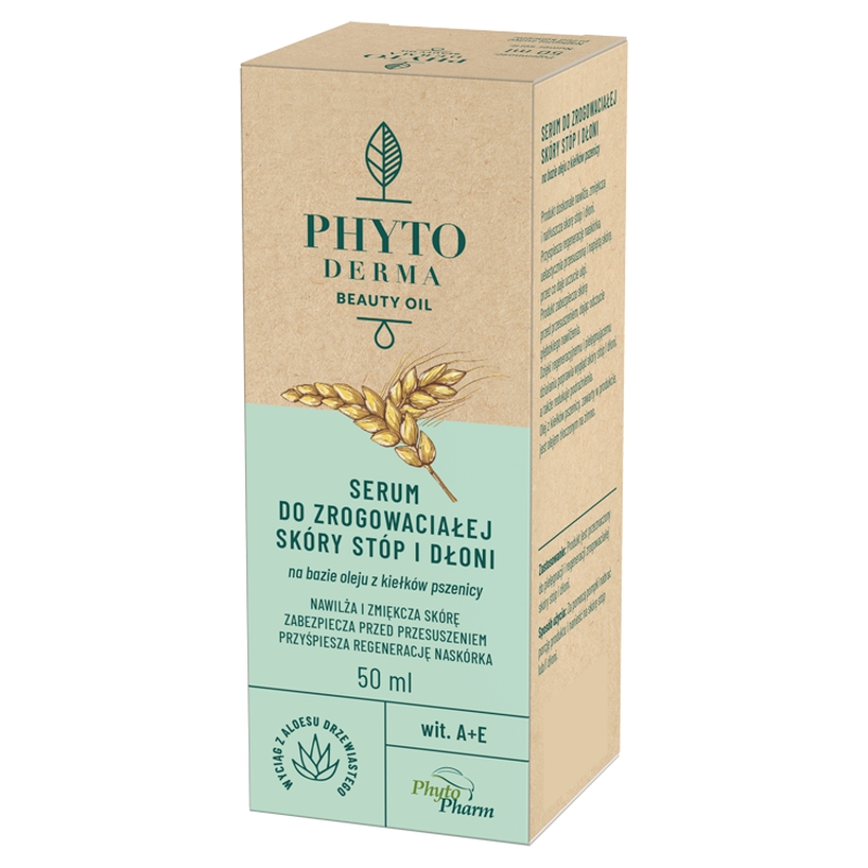 Phytoderma Beauty Oil, serum do zrogowaciałej skóry stóp i dłoni, 50 ml