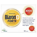 Biaron D Forte 4000 j.m. kapsułki z witaminą D, 90 szt.