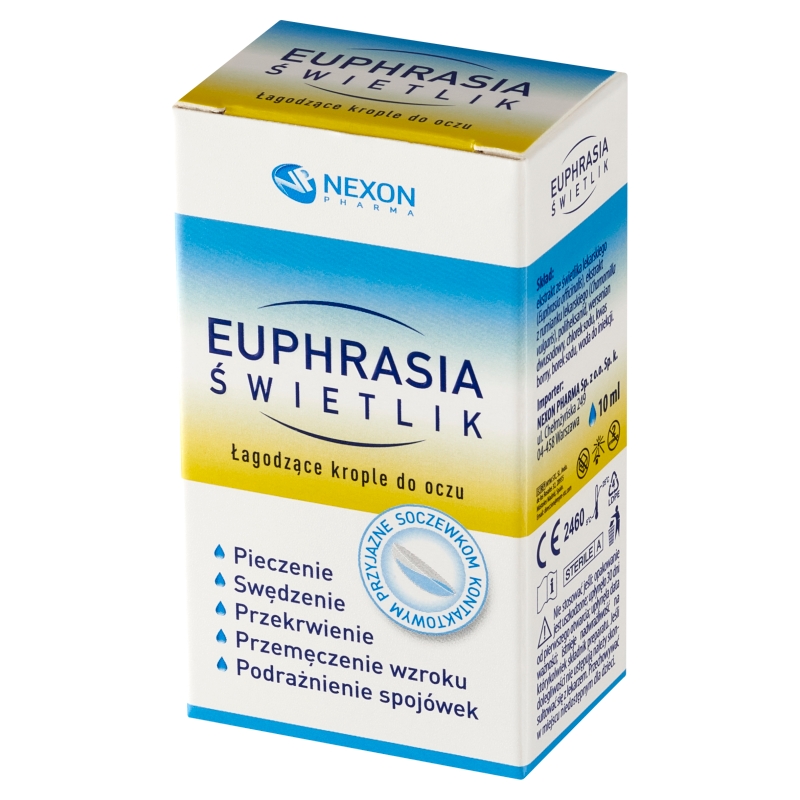 Euphrasia Świetlik , krople łagodzące do oczu, 10 ml