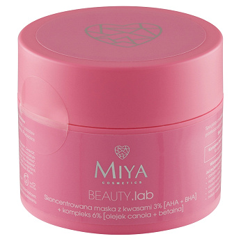 Miya BEAUTY.lab , skoncentrowana maska z kwasami, 50 g