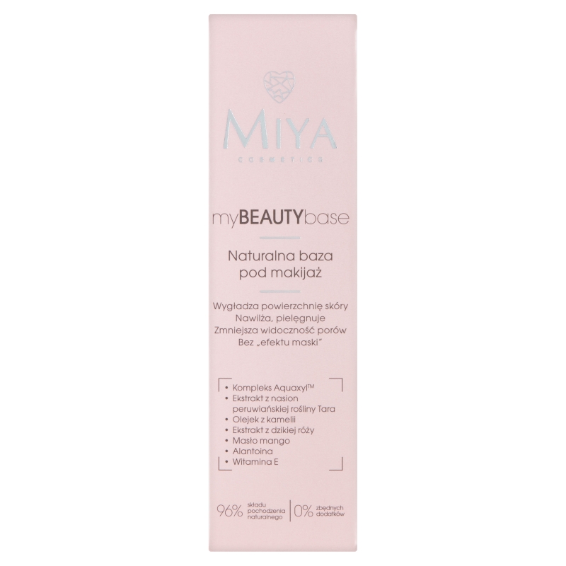 Miya  myBEAUTYbase, baza naturalna pod makijaż, 30 ml