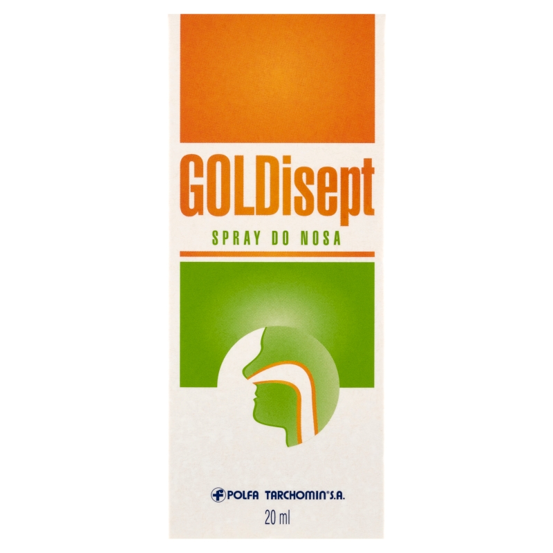 Goldisept, spray do nosa regenerujący błonę śluzową, 20 ml