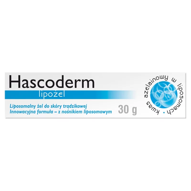 Hascoderm Lipożel żel do skóry trądzikowej, tuba 30 g