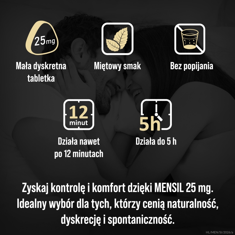 Mensil, tabletki na erekcję, 8 szt.