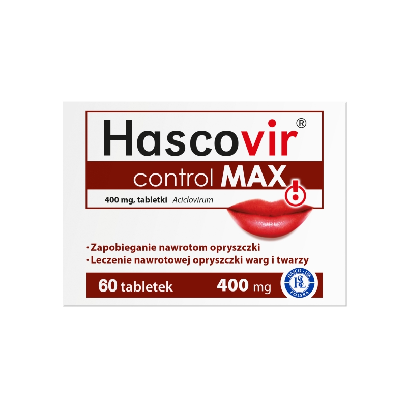 Hascovir control Max tabletki na opryszczkę, 60 szt. 