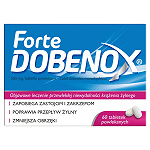 Dobenox forte tabletki wspomagające leczenie przewlekłej niewydolności krążenia żylnego, 60 szt.